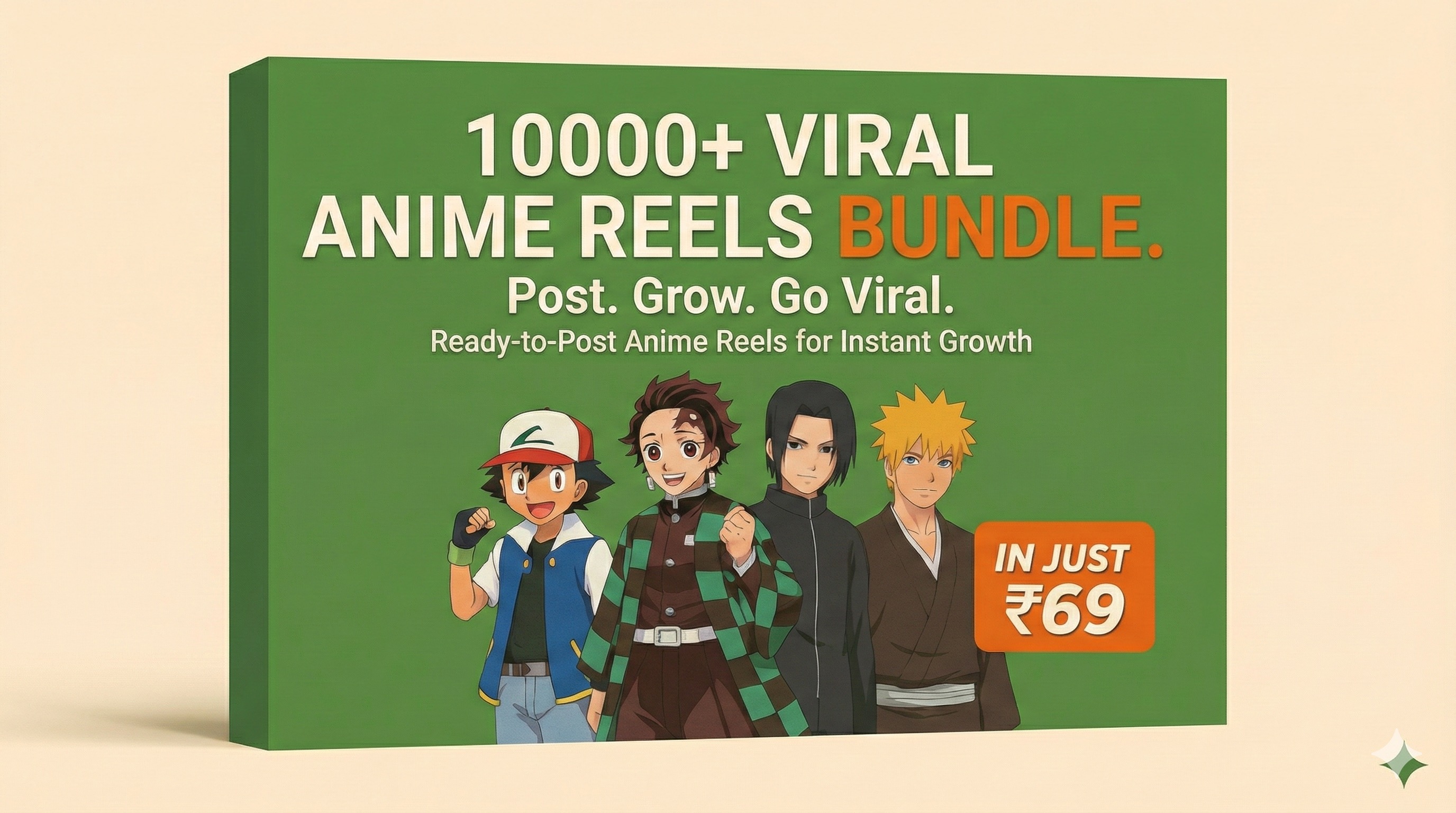  10,000+ ANIME REELS BUNDLE — GROW YOUR PAGE FASTER!